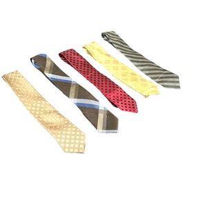 Michael Michael Kors 100% Silk Men’s Neck Tie 5 pack
